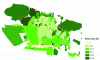 Map of green infrastructure in Karlovo