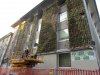 INPS green facade project - In the process of installation 