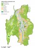 Map 1: green and blue infrastructure in Trento