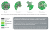 Figure 2: Local climate regulation and green space cooling functions of 4 European cities, based on Larondelle and Haase (2012)